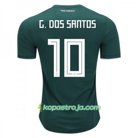 Billiga Fotbollströjor Mexiko G.Dos Santos 10 VM 2018 Hemma tröja